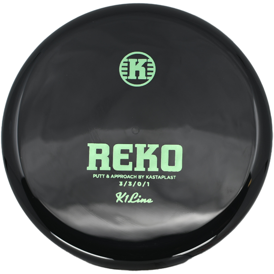 Kastaplast Reko Kastaplast Reko - K1 / 175g - Black (Green Foil) - Skyline Disc Golf