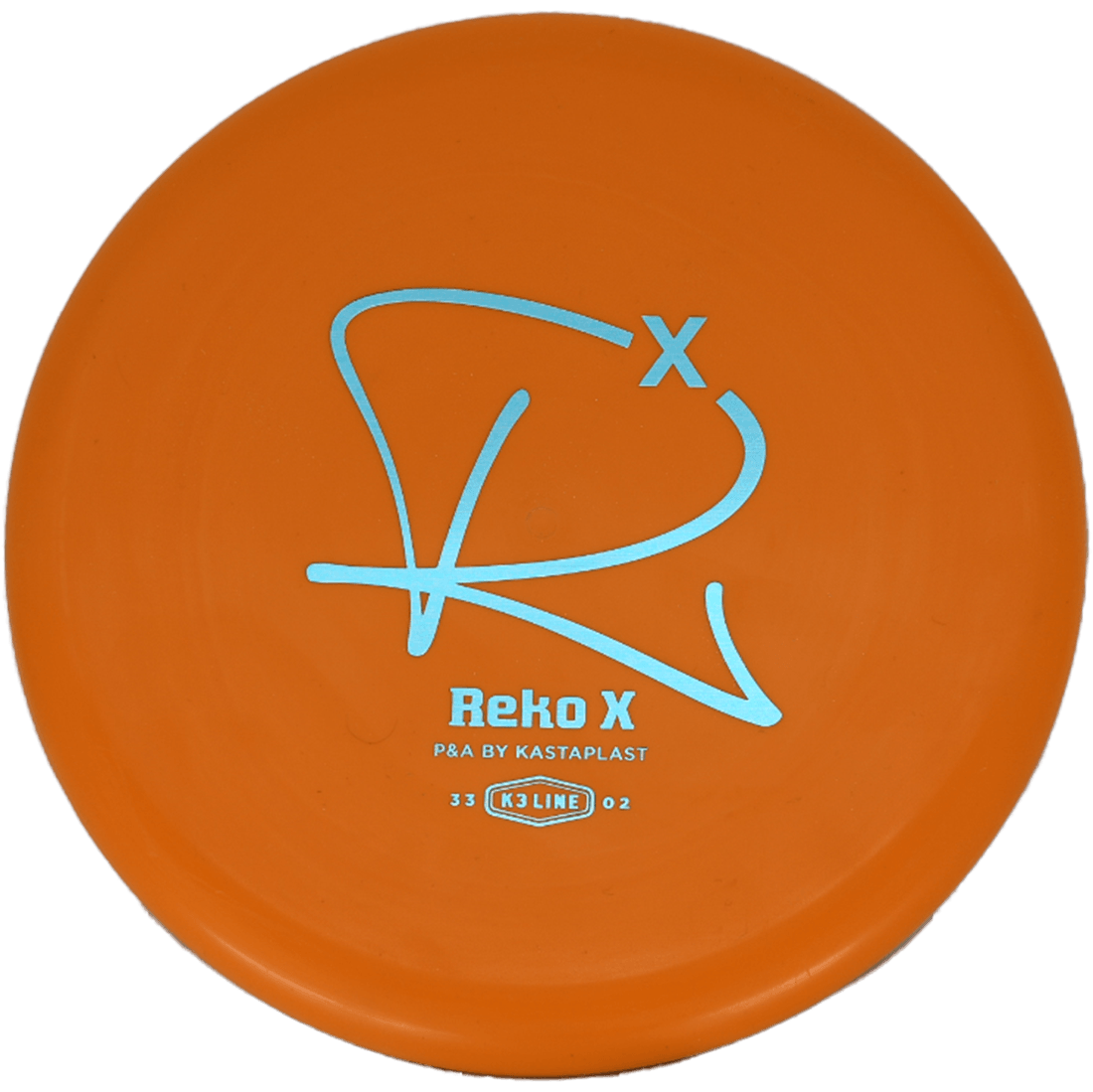 Kastaplast Reko X Kastaplast Reko X - K3 / 173g - Orange (Light Blue Foil) - Skyline Disc Golf