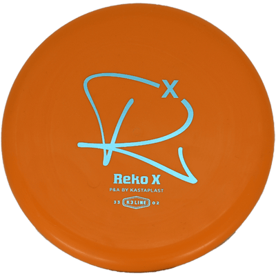 Kastaplast Reko X Kastaplast Reko X - K3 / 173g - Orange (Light Blue Foil) - Skyline Disc Golf