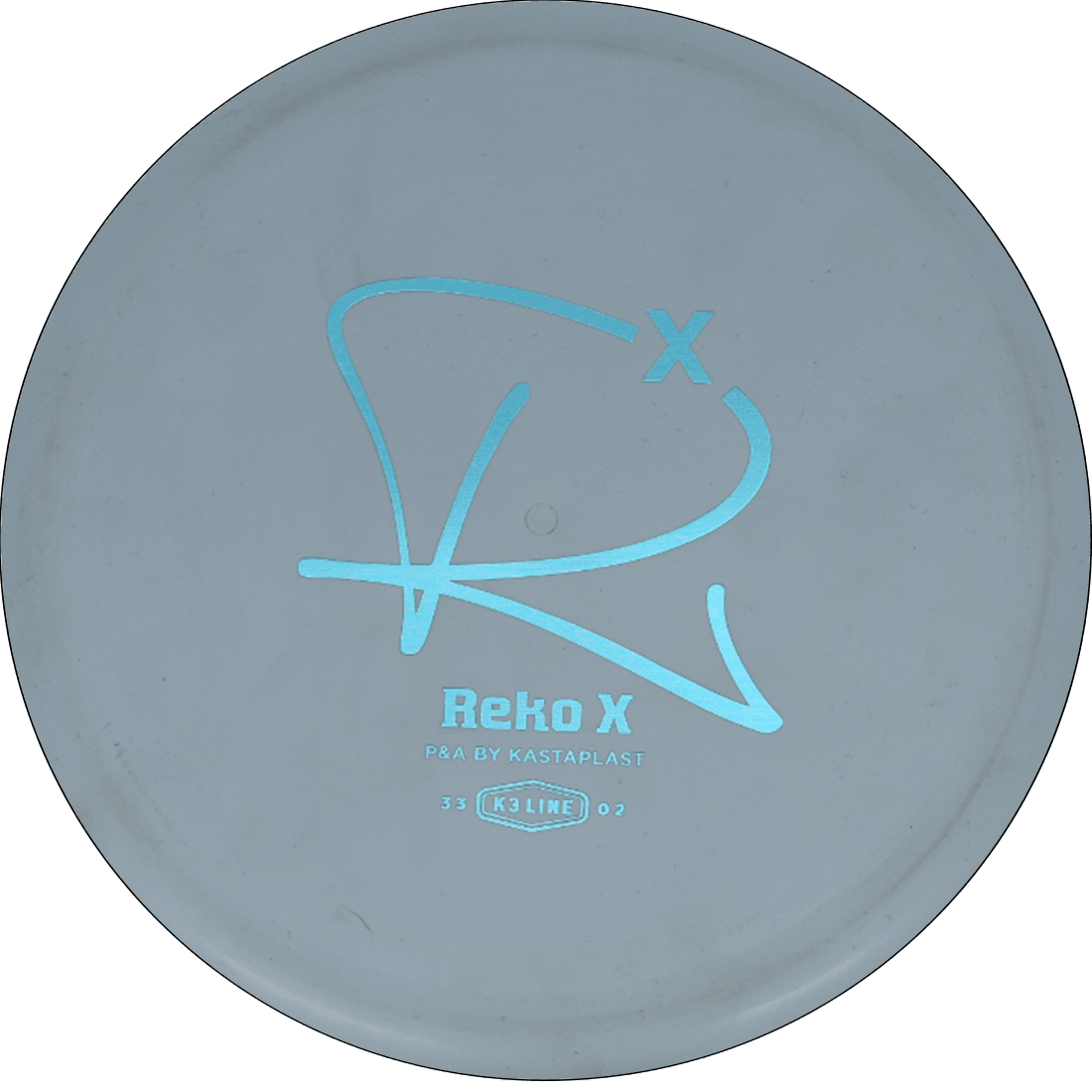 Kastaplast Reko X - K3 / 173g - Dirty White (Light Blue Foil) - Skyline Disc Golf