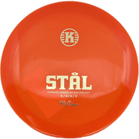 175g - Orange (Gold) K1 Kastaplast Stål - Skyline Disc Golf