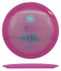 Kastaplast Stål - K1 / 170g - Hot Pink (Sky Blue Foil) - Skyline Disc Golf