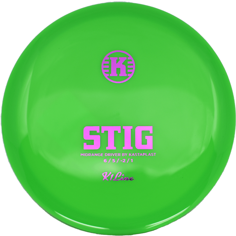 Kastaplast Stig Kastaplast Stig - K1 / 173g - Lime (Magenta) - Skyline Disc Golf