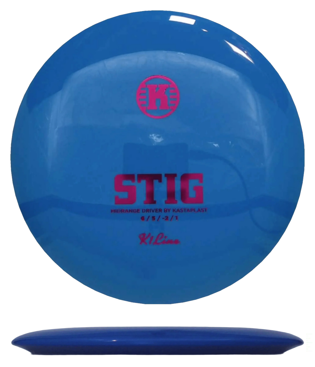 Kastaplast Stig - K1 / 172g - Blue (Red Foil) - Skyline Disc Golf