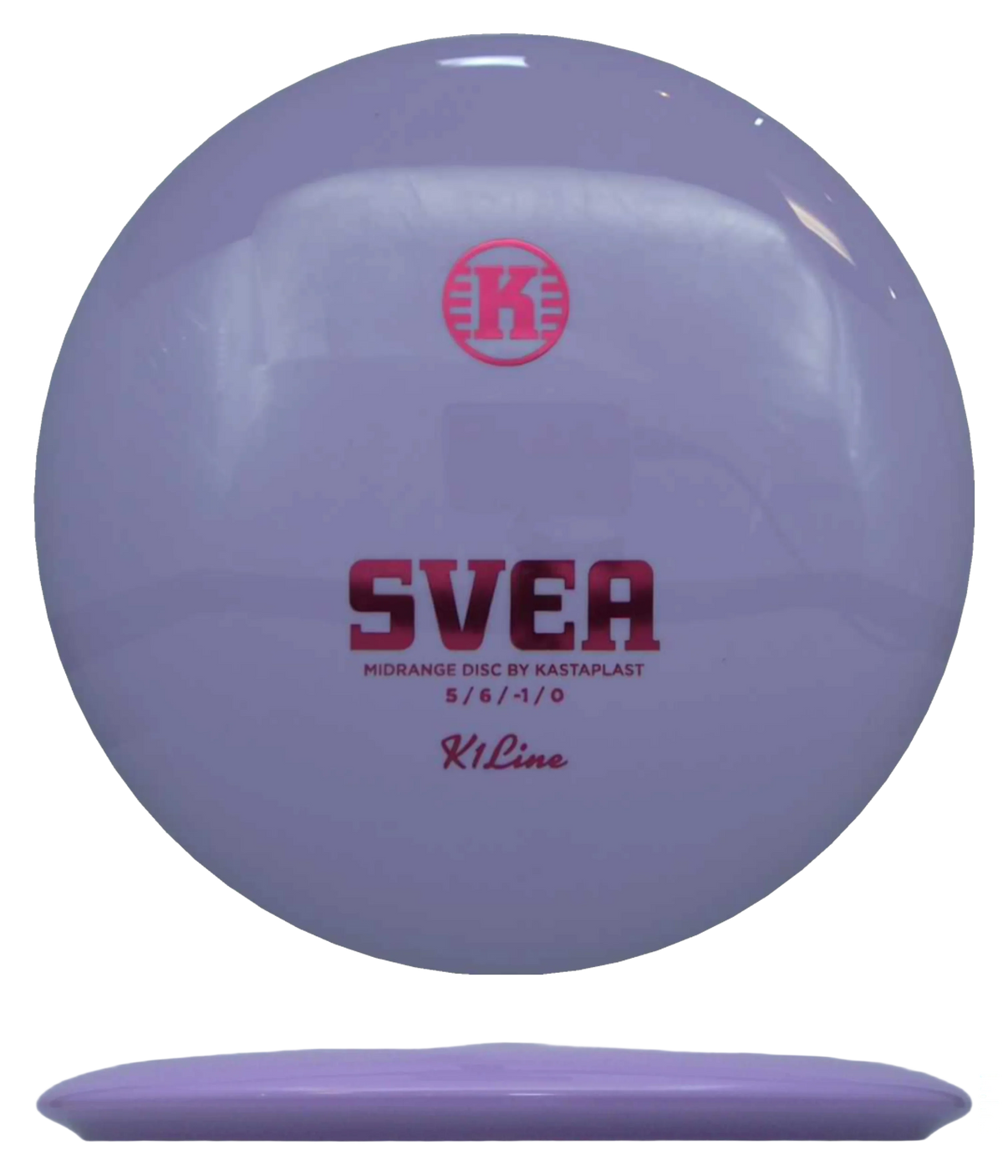 Kastaplast Svea - K1 / 174g - Lavender (Magenta Foil) - Skyline Disc Golf