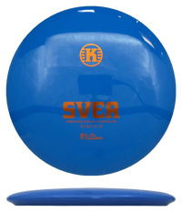 Kastaplast Svea - K1 / 178g - Blue (Orange Foil) - Skyline Disc Golf