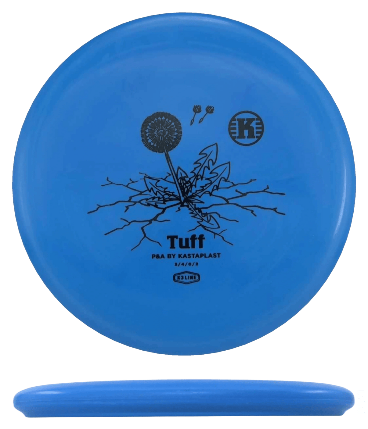Kastaplast Tuff - K3 / 174g - Blue (Black) - Skyline Disc Golf
