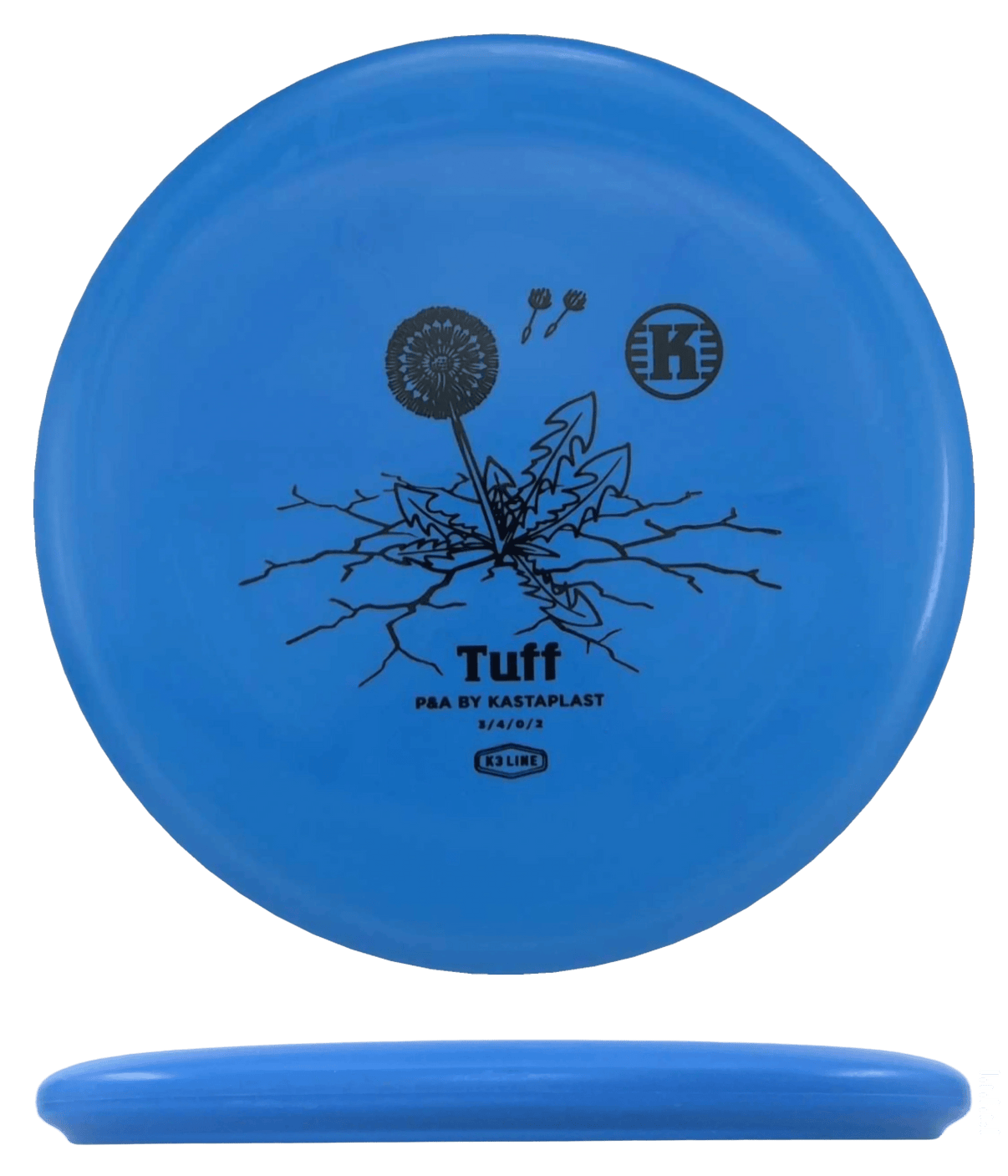 Kastaplast Tuff - K3 / 174g - Blue (Black) - Skyline Disc Golf