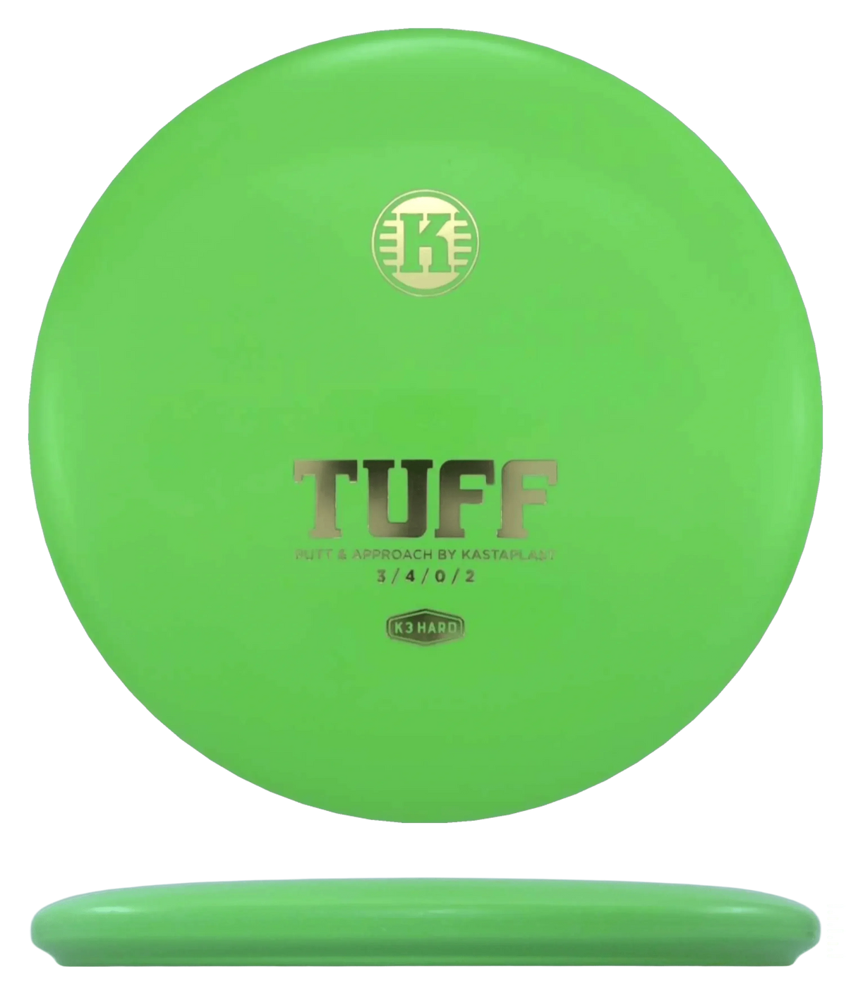 Kastaplast Tuff - K3 Hard / 174g - Lime Green (Gold) - Skyline Disc Golf