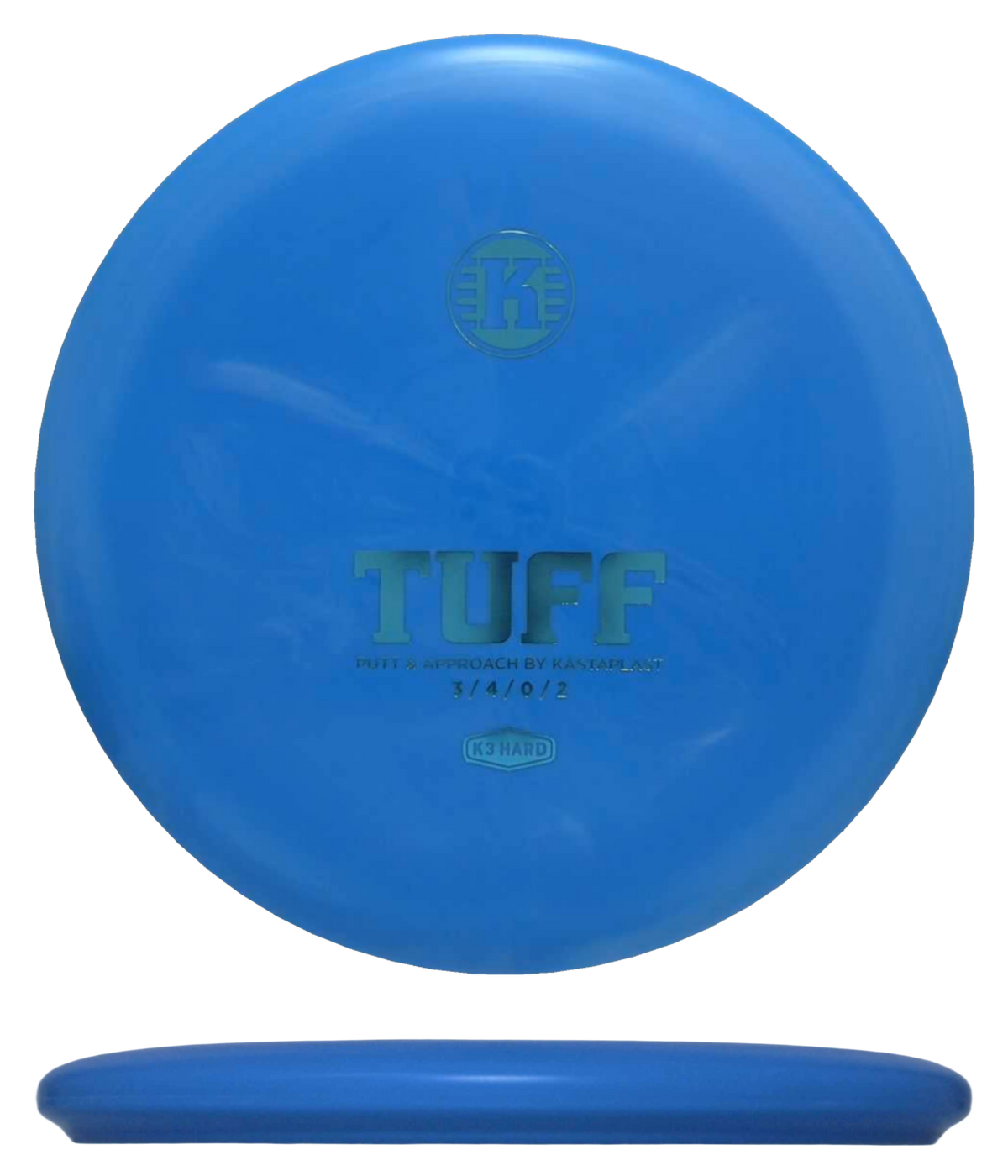 Kastaplast Tuff - K3 Hard / 174g - Blue (Teal Foil) - Skyline Disc Golf