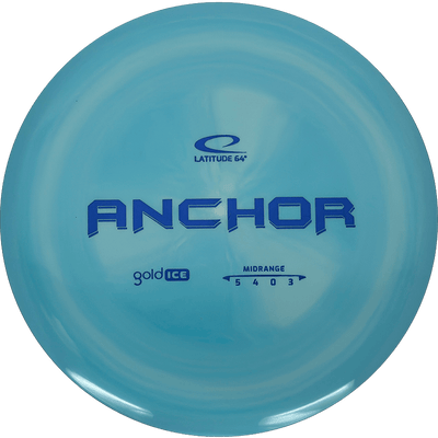 Latitude 64 Anchor Latitude 64 Anchor - Gold Ice / 176g - Sky Blue Swirl (Blue) - Skyline Disc Golf