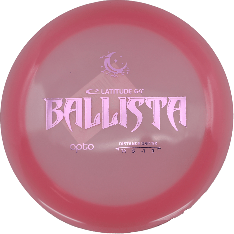 173g - Pink (Pink Foil) Opto Moonshine Latitude 64 Ballista - Skyline Disc Golf