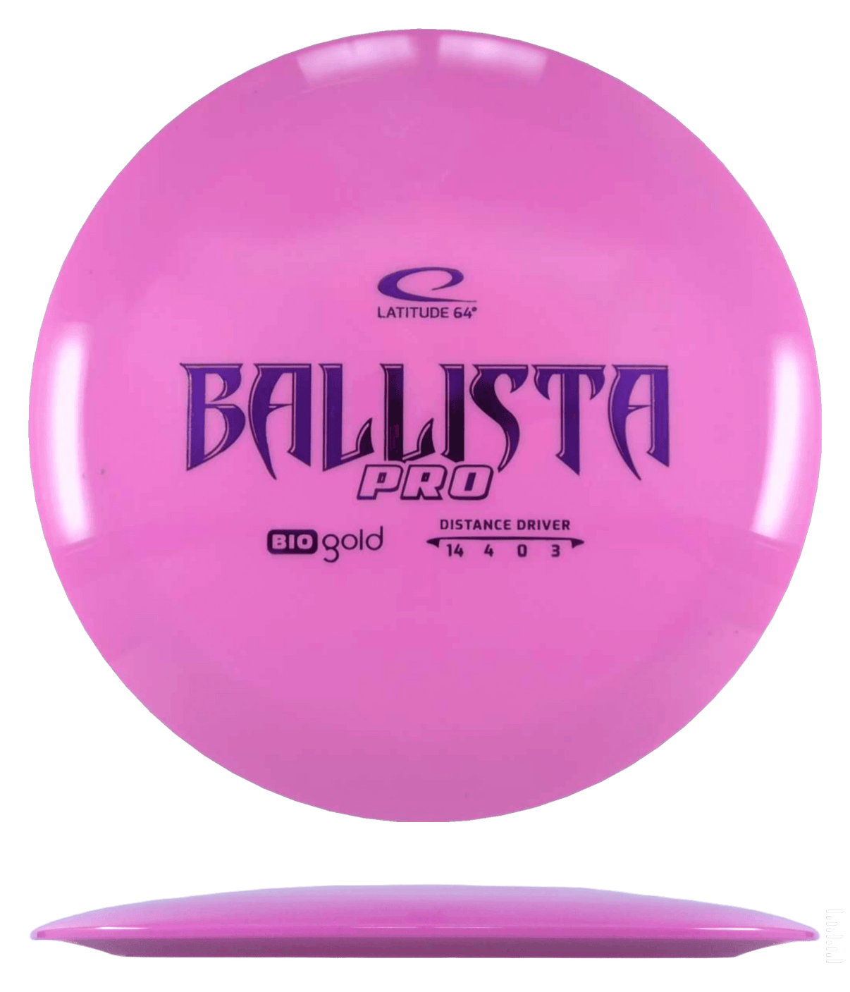 Latitude 64 Ballista Pro - BioGold / 169g - Pink (Royal Purple Foil) - Skyline Disc Golf