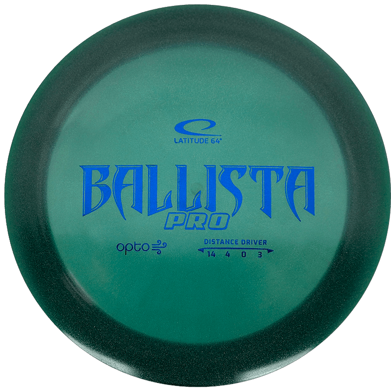 158g - Forest Green (Blue Foil) Opto Air Latitude 64 Ballista Pro - Skyline Disc Golf