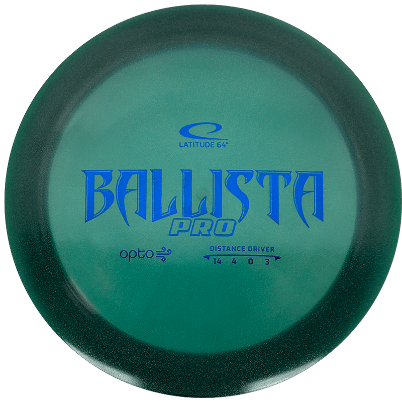 Latitude 64 Ballista Pro Latitude 64 Ballista Pro - Opto Air / 158g - Forest Green (Blue Foil) - Skyline Disc Golf