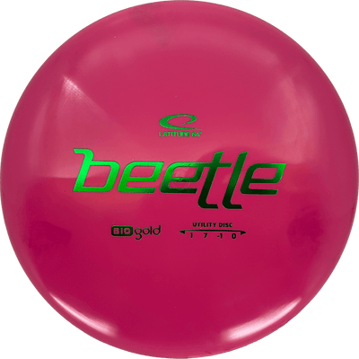 Latitude 64 Beetle Latitude 64 Beetle - BioGold / 142g - Rose Red (Green Foil) - Skyline Disc Golf