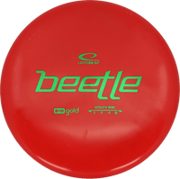 Latitude 64 Beetle - BioGold / 142g - Red (Green Foil) *037* - Skyline Disc Golf