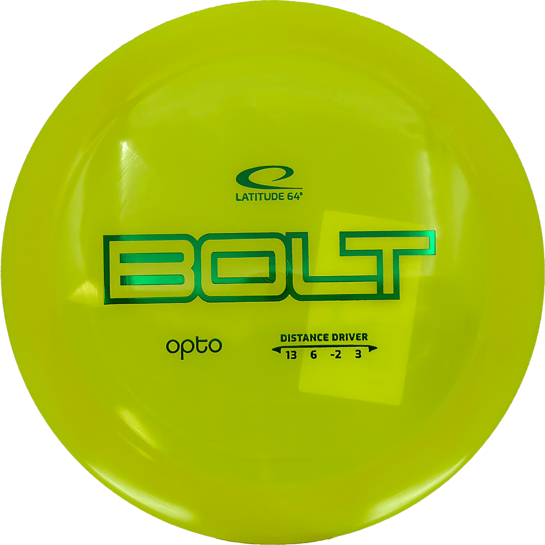 Latitude 64 Bolt Latitude 64 Bolt - Opto / 169g - Yellow (Green Foil) - Skyline Disc Golf