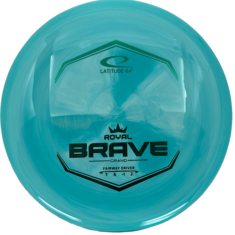 Latitude 64 Brave Latitude 64 Brave - Royal Grand / 175g - Teal Swirl (Green Foil) *1017* - Skyline Disc Golf