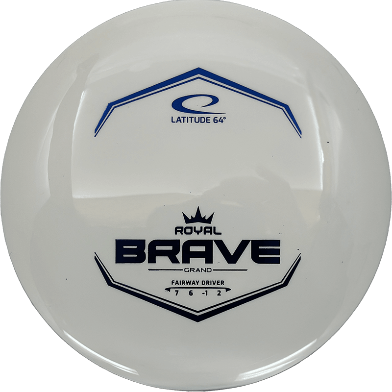 Latitude 64 Brave Latitude 64 Brave - Royal Grand / 176g - White (Royal Blue) - Skyline Disc Golf