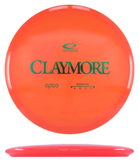 173g - Orange (Green Foil) Opto Latitude 64 Claymore - Skyline Disc Golf