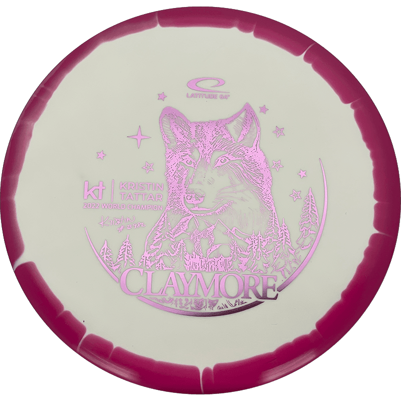 Latitude 64 Claymore Latitude 64 Claymore - Gold Orbit - Kristin Tattar Team Series / 178g - Beet Red (Pink Foil) *1017* - Skyline Disc Golf