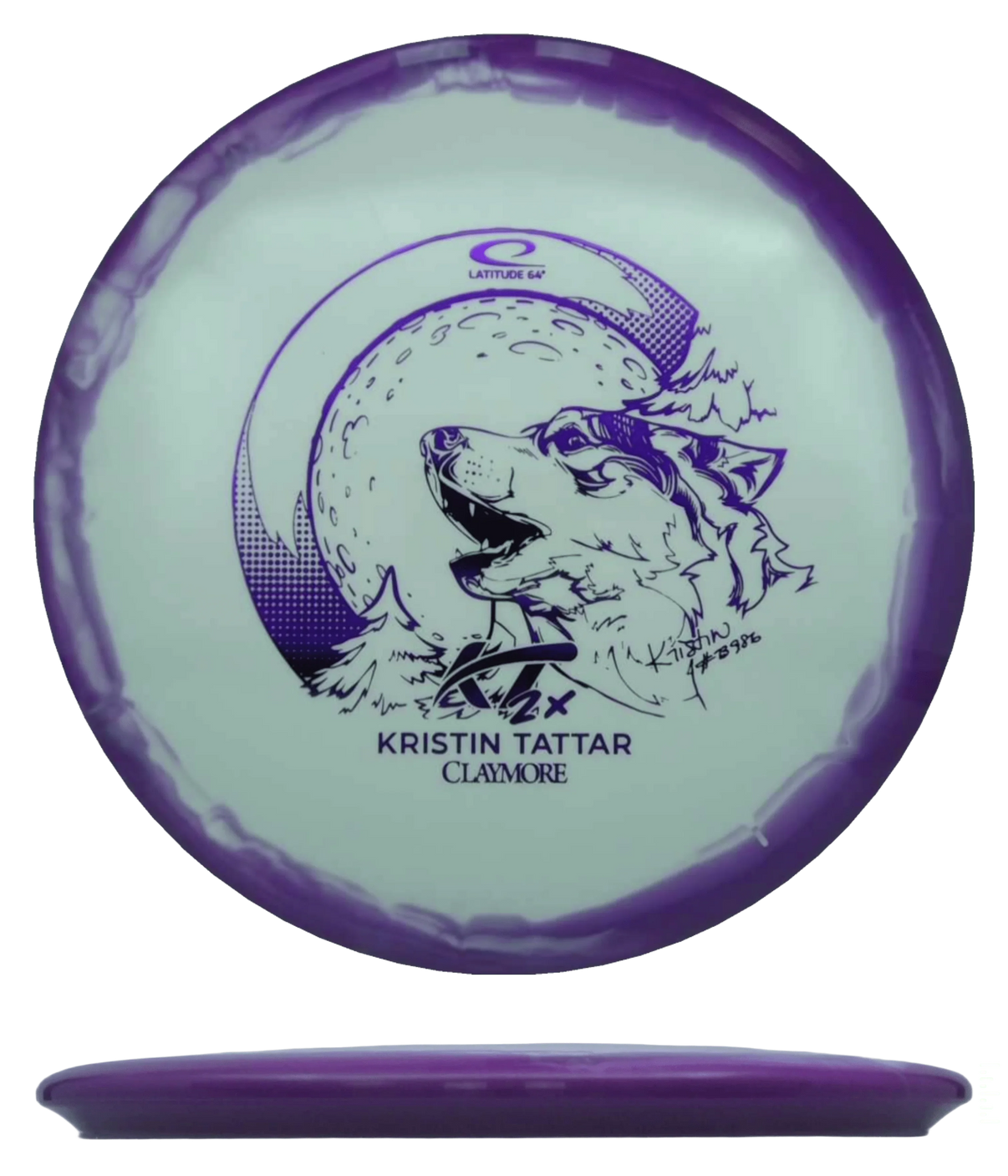 Latitude 64 Claymore - Gold Orbit - Kristin Tattar Team Series / 178g - Purple (Purple Foil) - Skyline Disc Golf