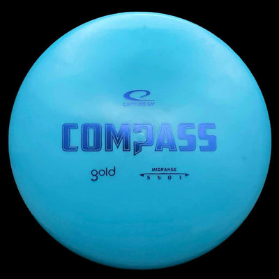 Latitude 64 Compass Latitude 64 Compass - Gold / 174g - Light Blue (Blue Foil) - Skyline Disc Golf