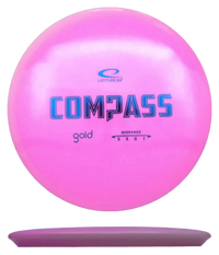 Latitude 64 Compass - Gold / 172g - Pink (Blue Foil) - Skyline Disc Golf