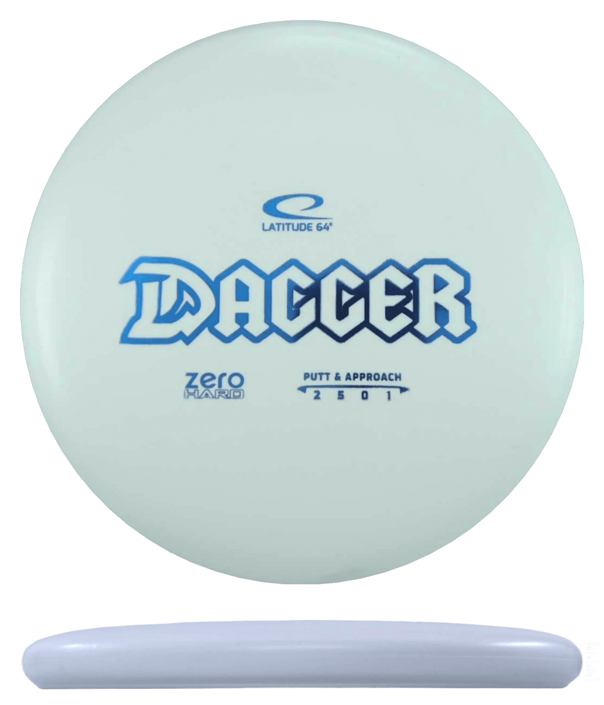 173g - White (Blue Foil) Zero Hard Latitude 64 Dagger - Skyline Disc Golf