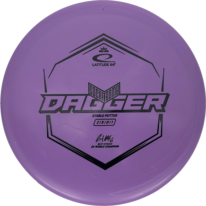 Latitude 64 Dagger Latitude 64 Dagger - Sense / 175g - Purple (Black) - Skyline Disc Golf