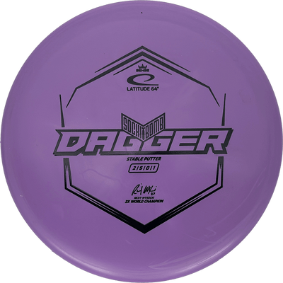 Latitude 64 Dagger Latitude 64 Dagger - Sense / 175g - Purple (Black) - Skyline Disc Golf