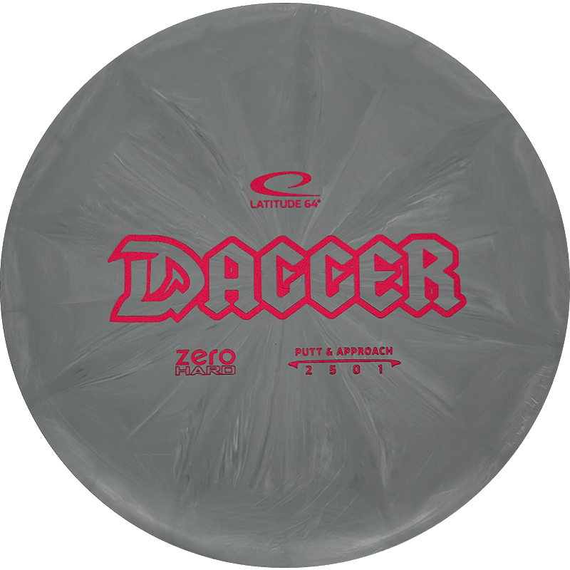 Latitude 64 Dagger Latitude 64 Dagger - Zero Hard / 175g - Gray Burst (Red) - Skyline Disc Golf