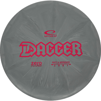 Latitude 64 Dagger Latitude 64 Dagger - Zero Hard / 175g - Gray Burst (Red) - Skyline Disc Golf