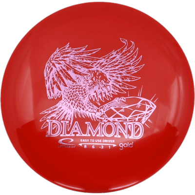 Latitude 64 Diamond Latitude 64 Diamond - Gold / 157g - Red (Pink Foil) - Skyline Disc Golf