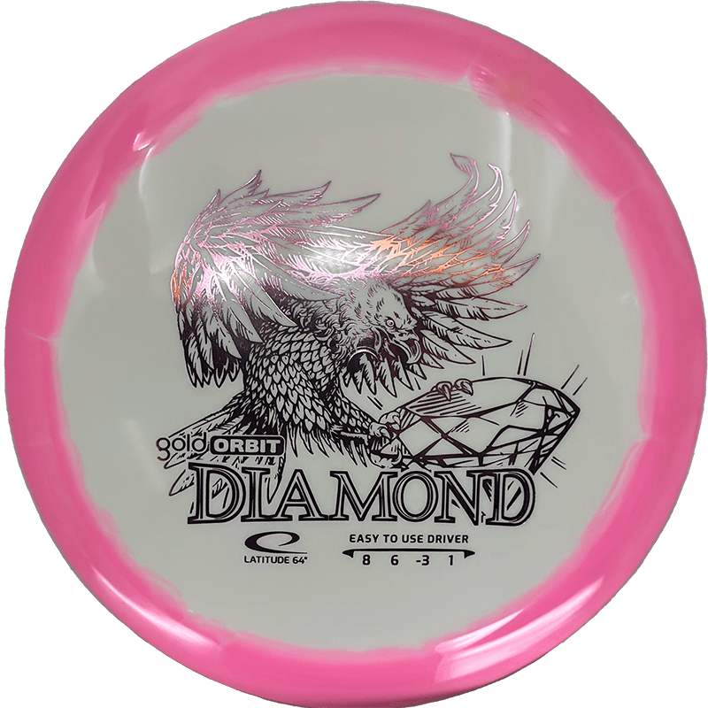 Latitude 64 Diamond Latitude 64 Diamond - Gold Orbit / 155g - Pink (Pink Foil) *1124* - Skyline Disc Golf