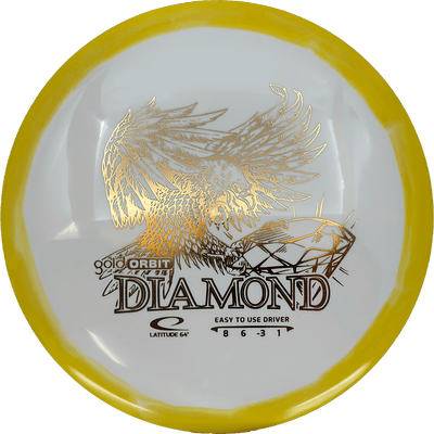 Latitude 64 Diamond Latitude 64 Diamond - Gold Orbit / 157g - Yellow (Yellow Foil) - Skyline Disc Golf