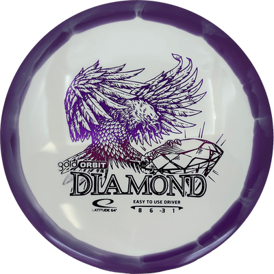 Latitude 64 Diamond Latitude 64 Diamond - Gold Orbit / 158g - Purple (Purple Foil) - Skyline Disc Golf