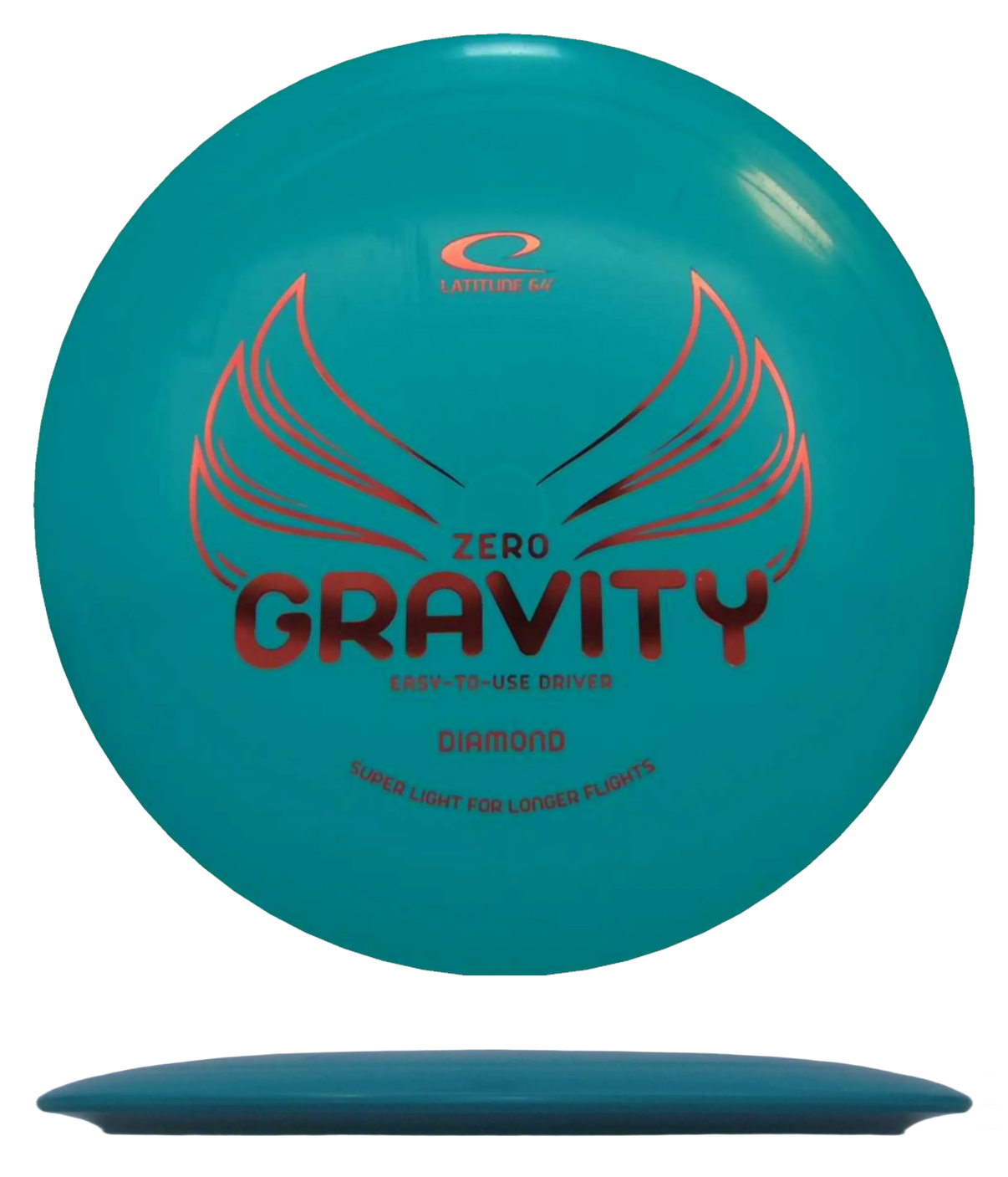Latitude 64 Diamond - Zero Gravity / 118g - Blue Green (Red Foil) - Skyline Disc Golf