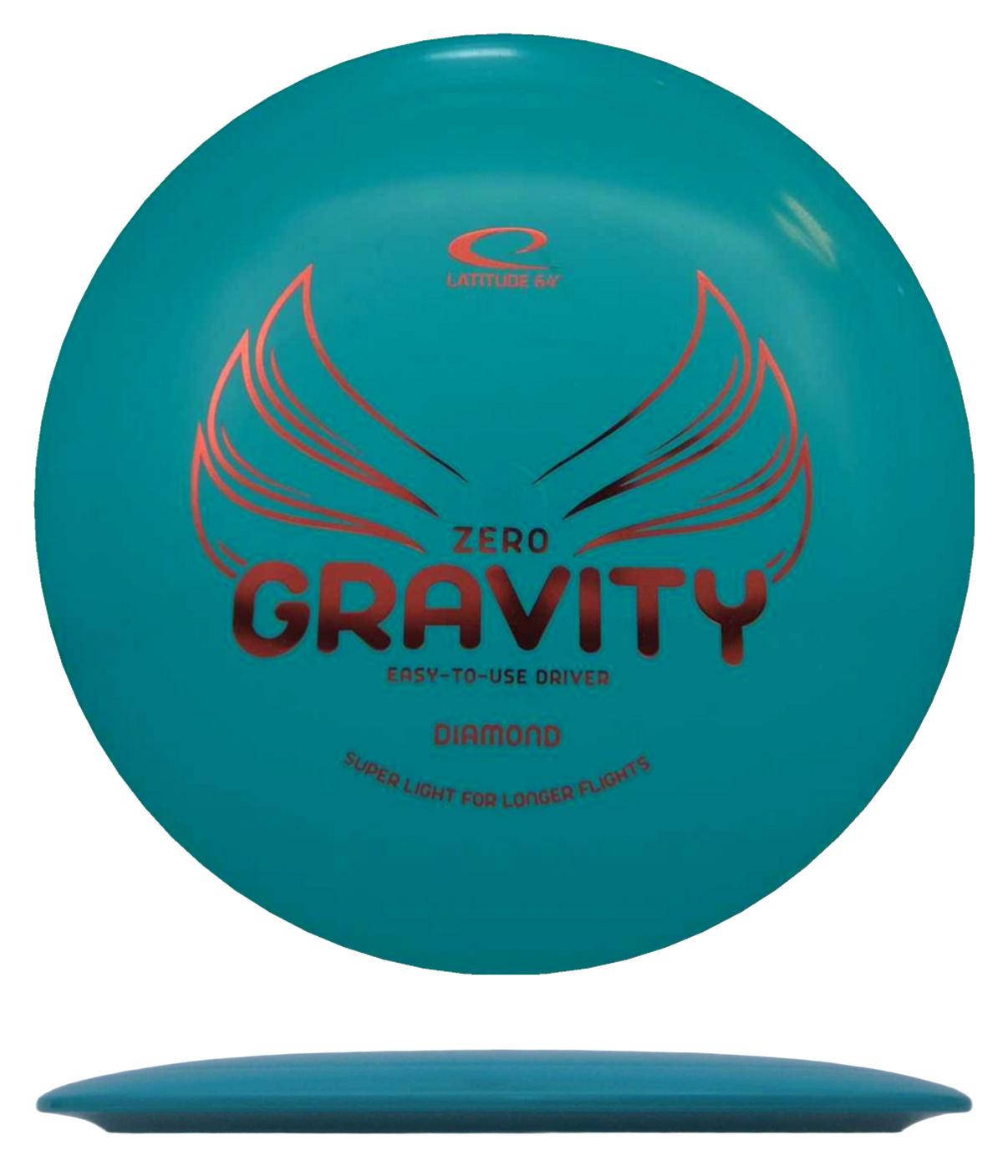 Latitude 64 Diamond - Zero Gravity / 117g - Blue Green (Red Foil) - Skyline Disc Golf