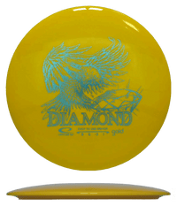 157g - Yellow (Sky Blue Foil) *049* Gold Latitude 64 Diamond - Skyline Disc Golf