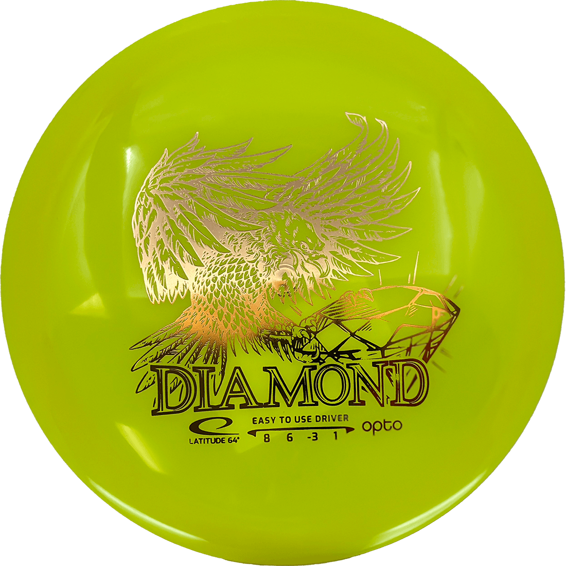 Latitude 64 Diamond Latitude 64 Diamond - Opto / 155g - Yellow (Gold) - Skyline Disc Golf