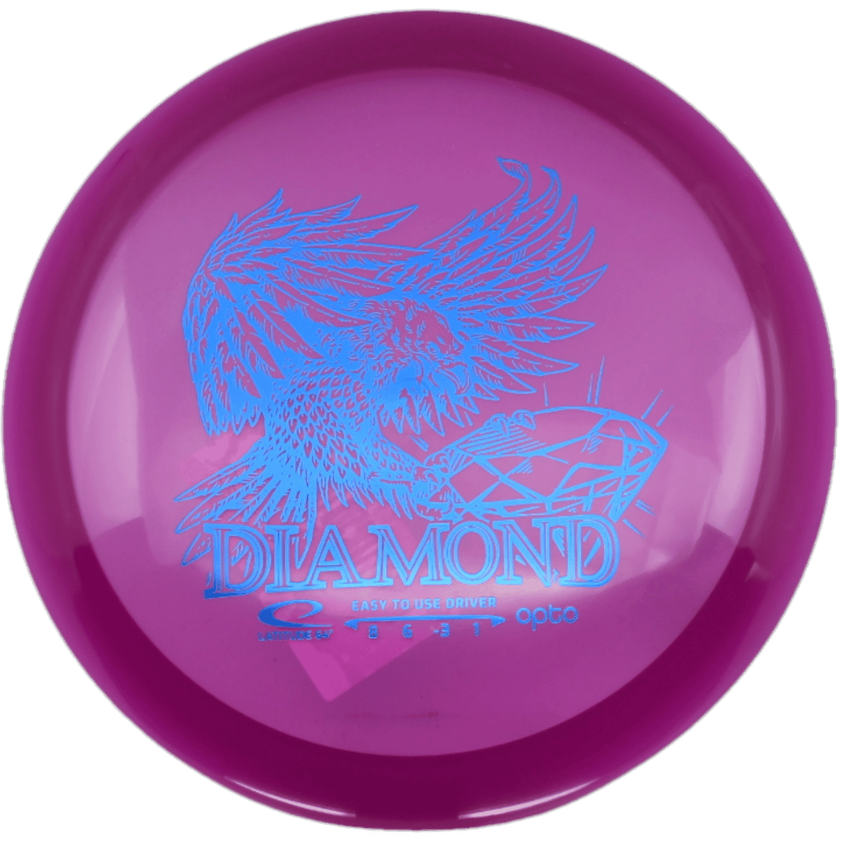 Latitude 64 Diamond Latitude 64 Diamond - Opto / 159g - Red Wine (Blue Foil) - Skyline Disc Golf