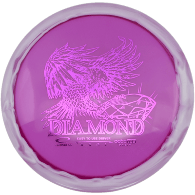 Latitude 64 Diamond Latitude 64 Diamond - Opto-Ice Orbit / 156g - Magenta (Magenta Foil) - Skyline Disc Golf