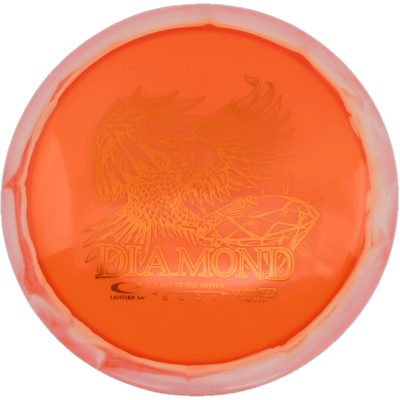 Latitude 64 Diamond Latitude 64 Diamond - Opto-Ice Orbit / 159g - Orange (Orange Foil) - Skyline Disc Golf