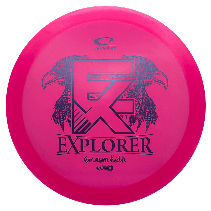 Latitude 64 Explorer - Emerson Keith Team Series Latitude 64 Explorer - Emerson Keith Team Series - Opto X / 172g - Pink (Lavender Foil) - Skyline Disc Golf