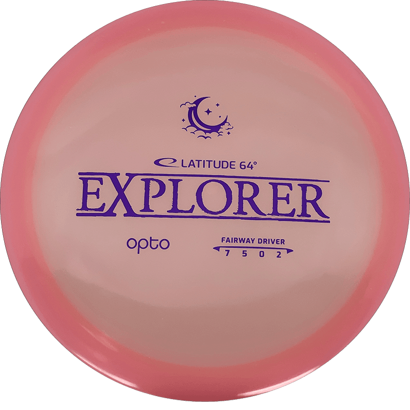 Latitude 64 Explorer Latitude 64 Explorer - Opto Moonshine / 176g - Light Pink (Blue) - Skyline Disc Golf