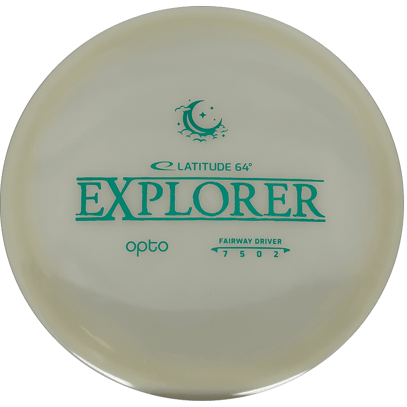 Latitude 64 Explorer Latitude 64 Explorer - Opto Moonshine / 176g - Pearl Glow (Green) *1032* - Skyline Disc Golf