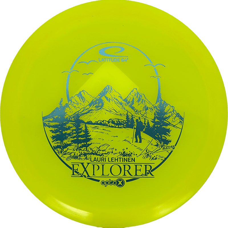Latitude 64 Explorer - Opto-X - Lauri Lehtinen Tour Series / 173g - Yellow (Green Foil)