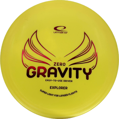 Latitude 64 Explorer Latitude 64 Explorer - Zero Gravity / 122g - Yellow (Red Foil) - Skyline Disc Golf